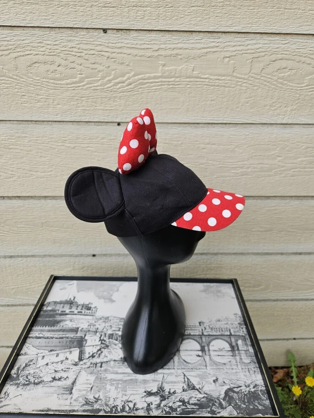Disney Parks Minnie Mouse ears baseball cap snapback youth